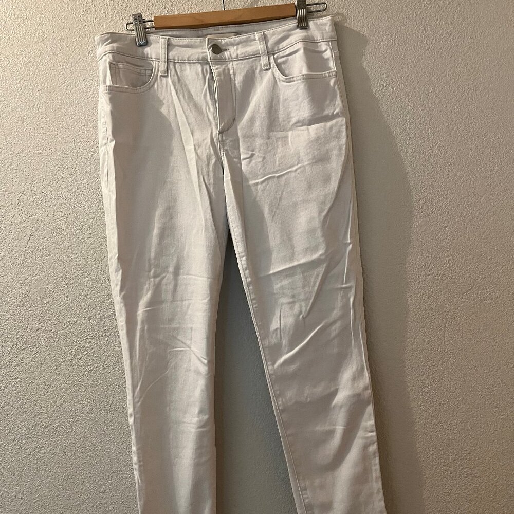 Joe's size 30 skinny ankle white jeans